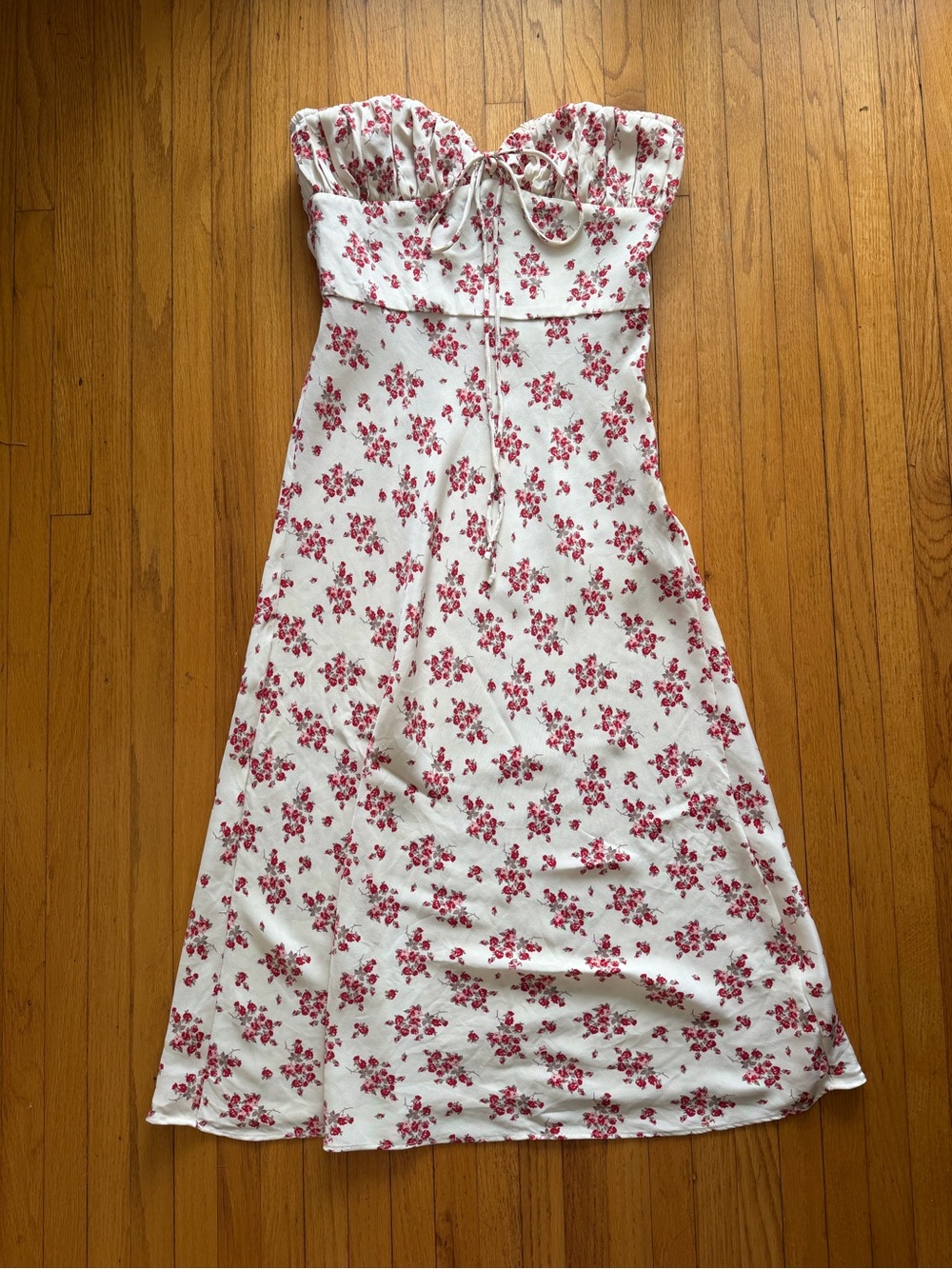 Realisation Par The Iris Strapless Midi Dress in Pleasures - Small - Picture 8 of 14